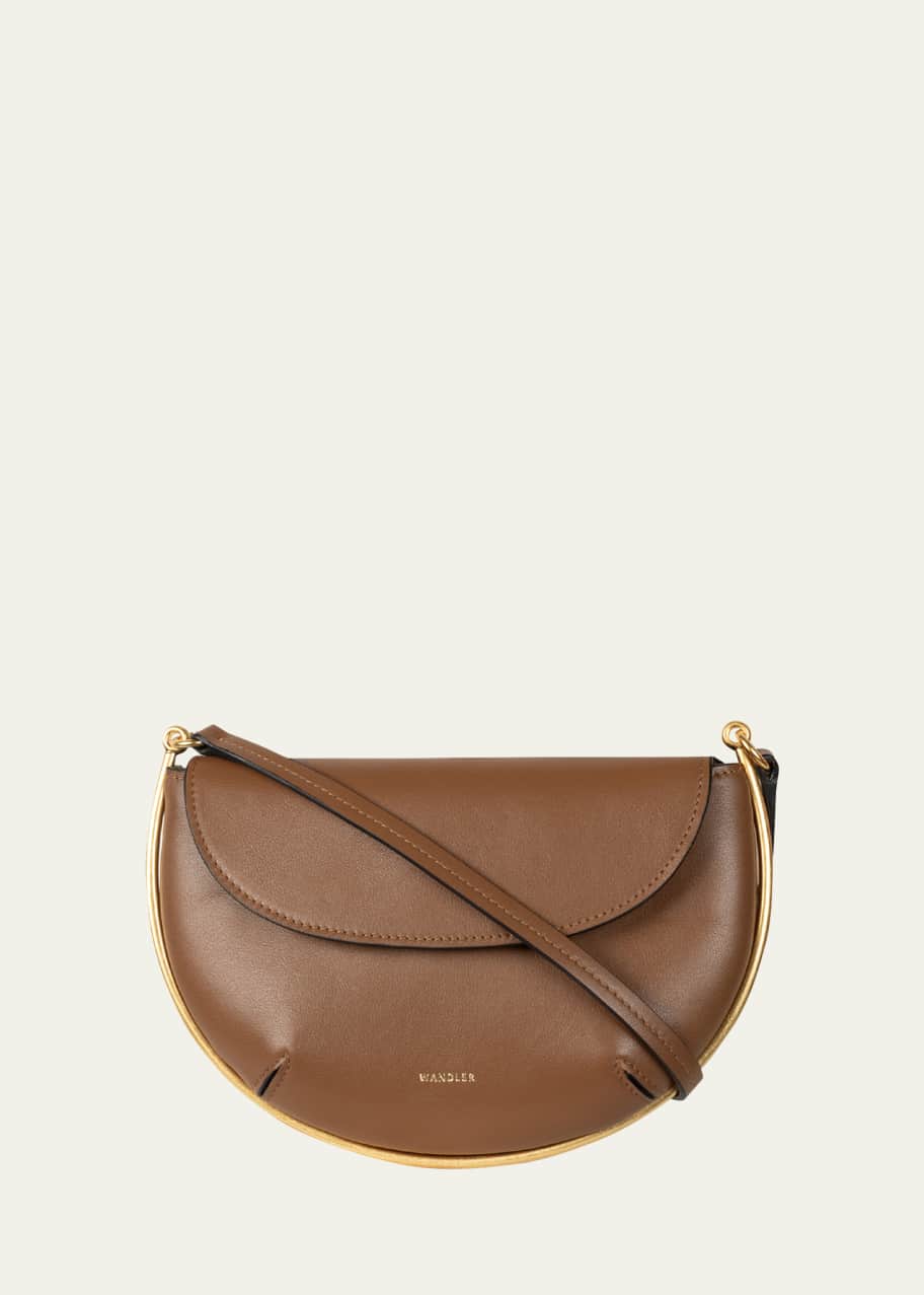 Image 1 of 1: Kate Mini Flap Leather Crossbody Bag