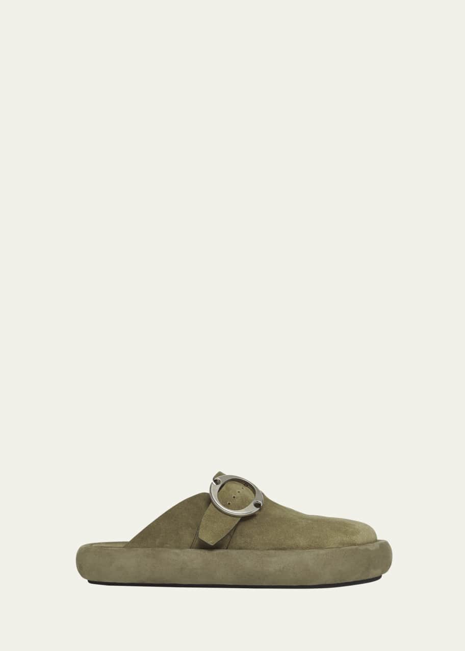 Image 1 of 1: Men's Arc Suede Clogs