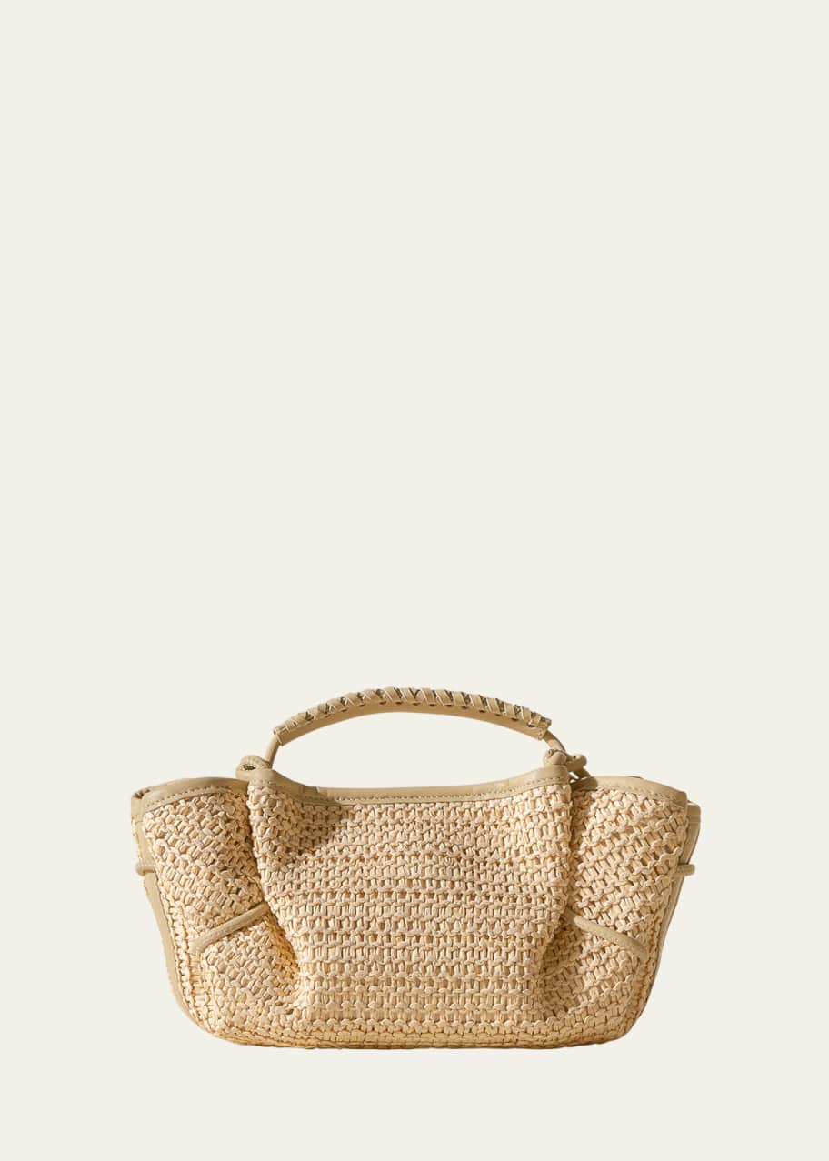 【HEREU】FORNA STRIPED RAFFIA Leather Framed Shoulder Bag FORNA STRIPED RAFFIA - Leather Framed Shoulder Bag – Hereu