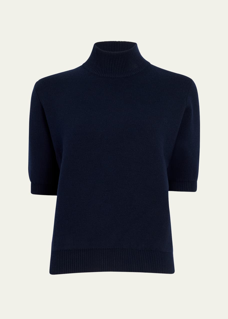 Image 1 of 1: Marco High-Neck Wool Top