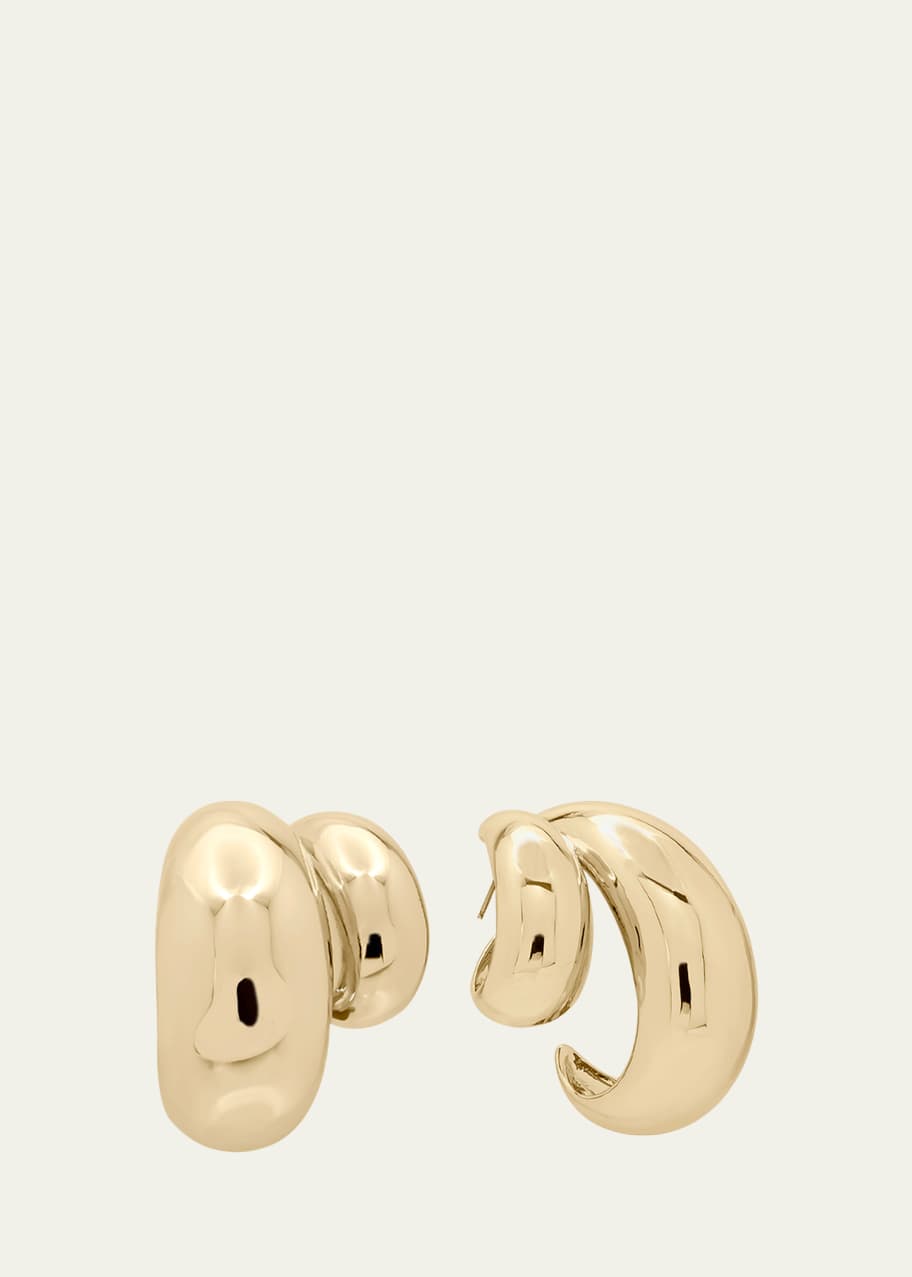 Shashi Double Tsuki Hoop Earrings - Bergdorf Goodman