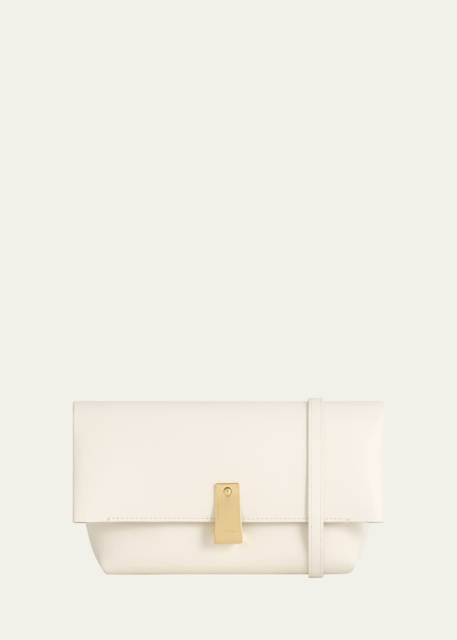 Image 1 of 1: Etta Medium Flap Leather Shoulder Bag