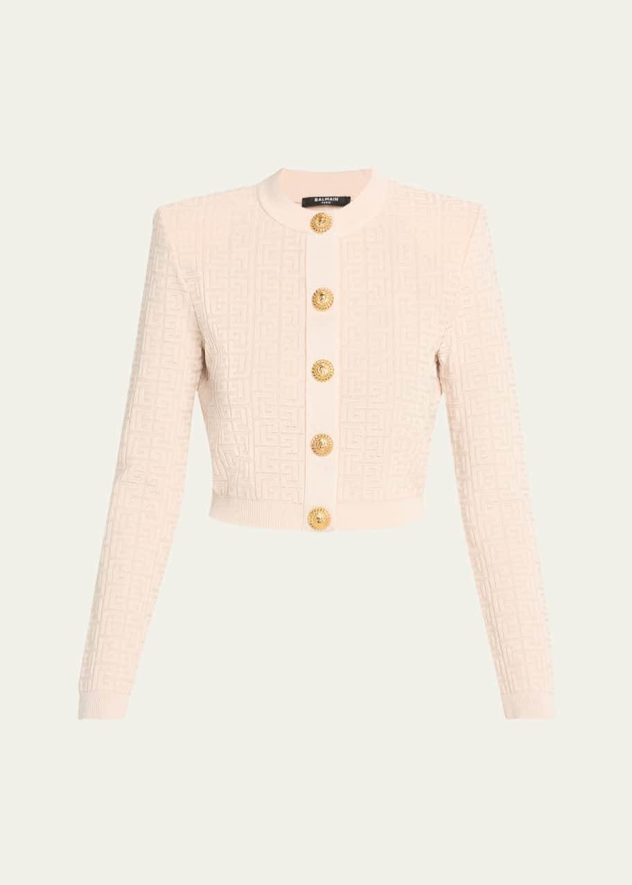Image 1 of 1: Glitter Logo Button Down Cardigan