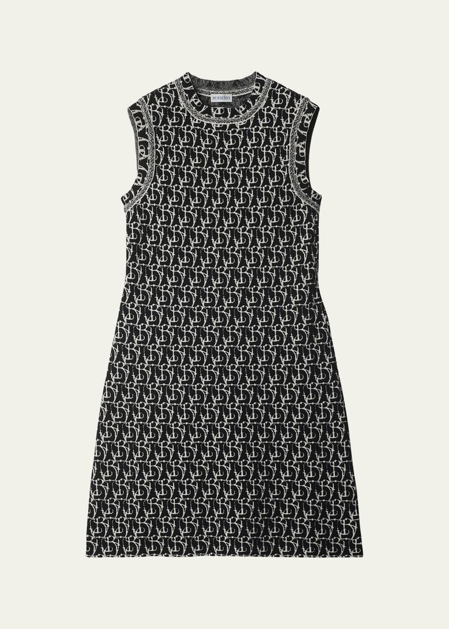 Burberry B Charm Wool Mini Dress - Bergdorf Goodman