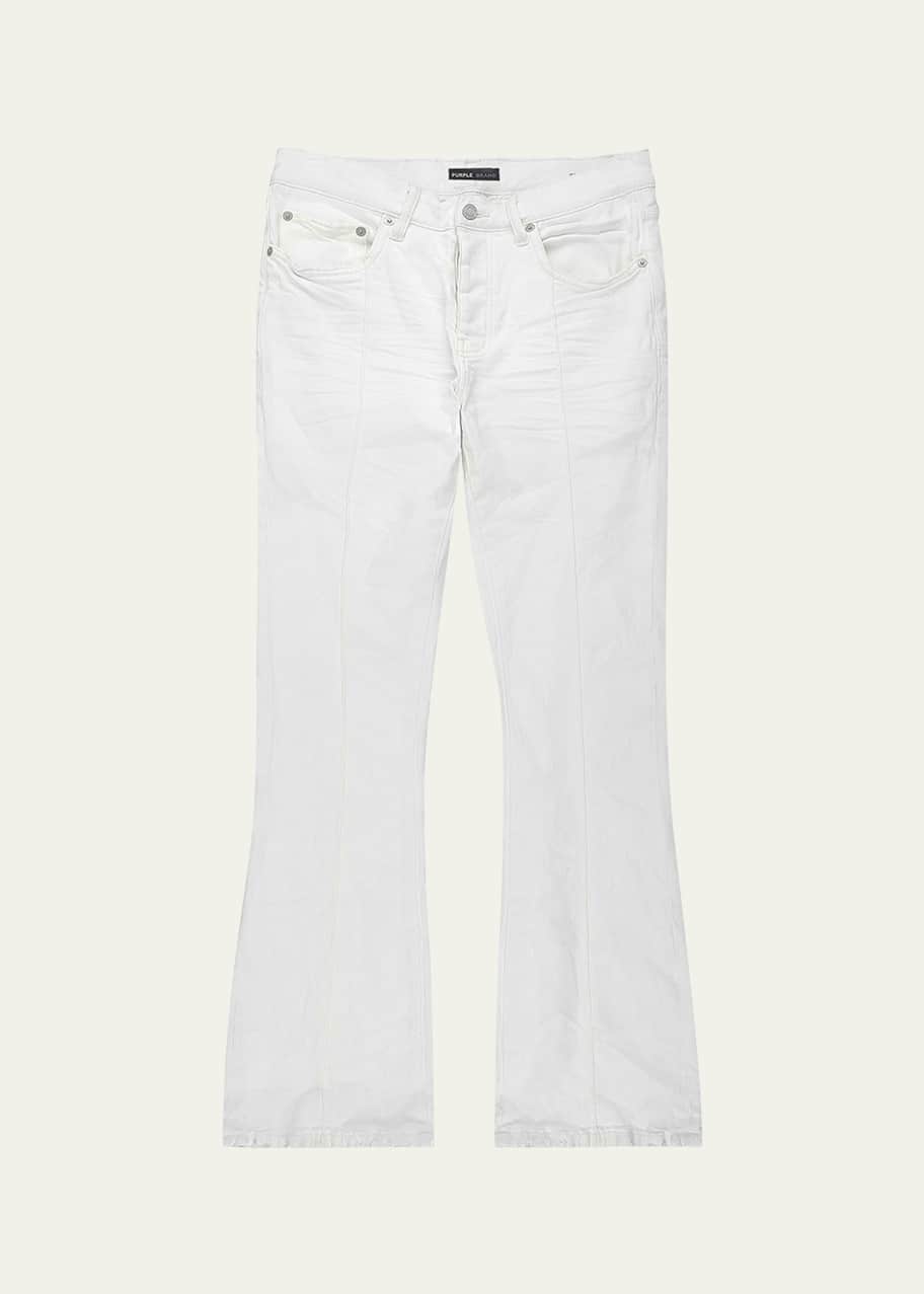 Image 1 of 1: Men's Pintuck Flare Jeans