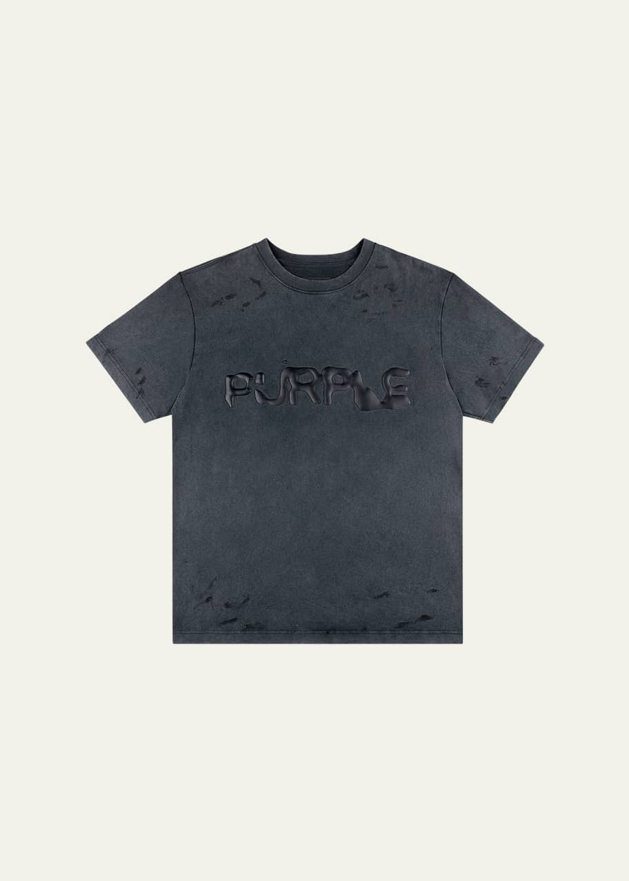Image 1 of 1: Men's Liquid Wordmark Jersey T-Shirt