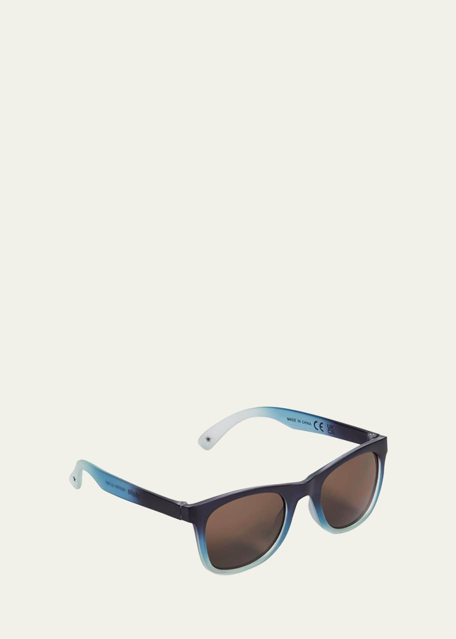 Image 1 of 1: Boy's Smile Plastic Square Sunglasses