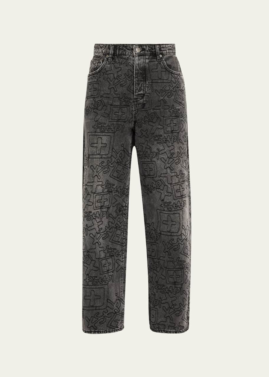 Image 1 of 1: Men's Maxx Stencil Stitch Jeans