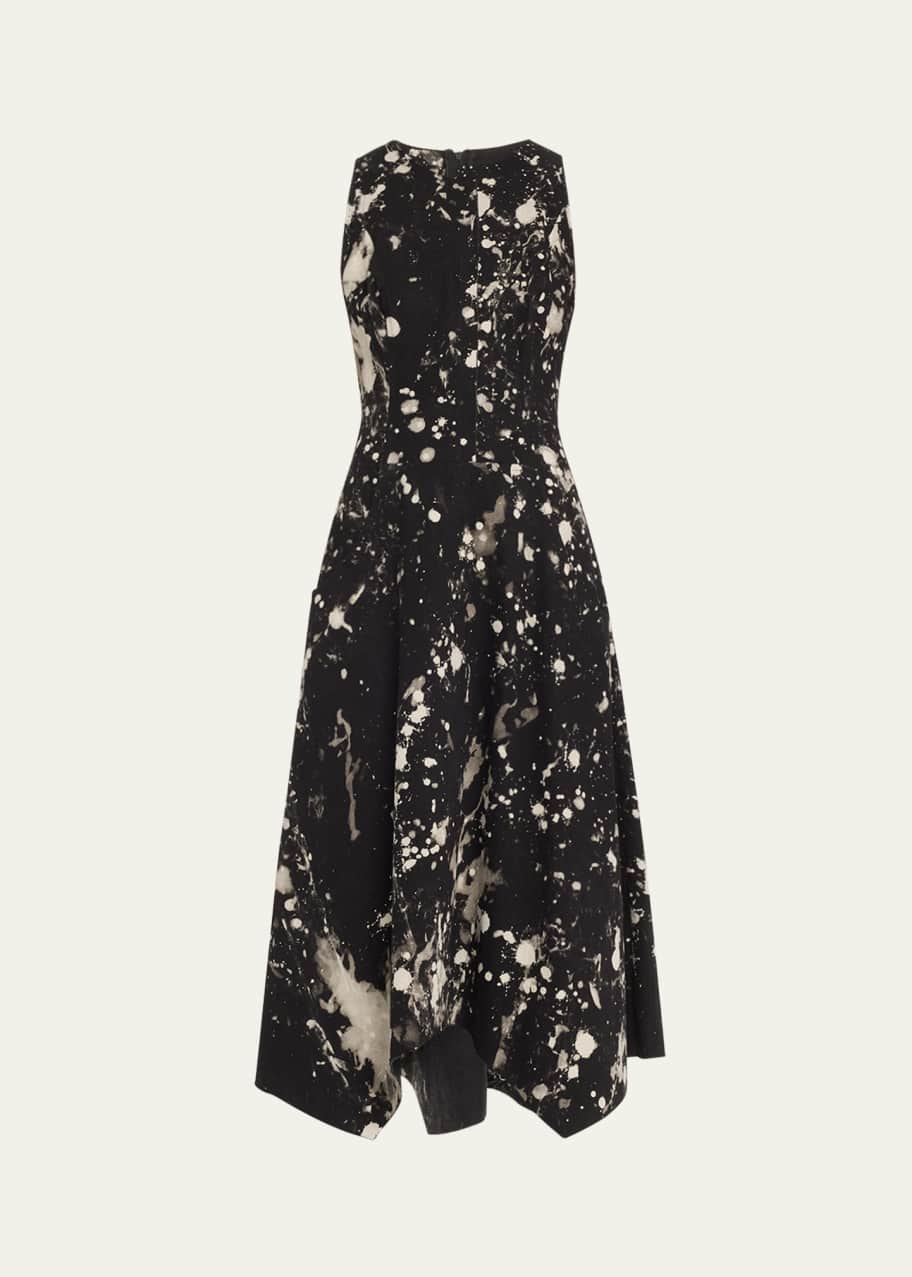 Image 1 of 1: Painters Twill Handkerchief Midi Dress