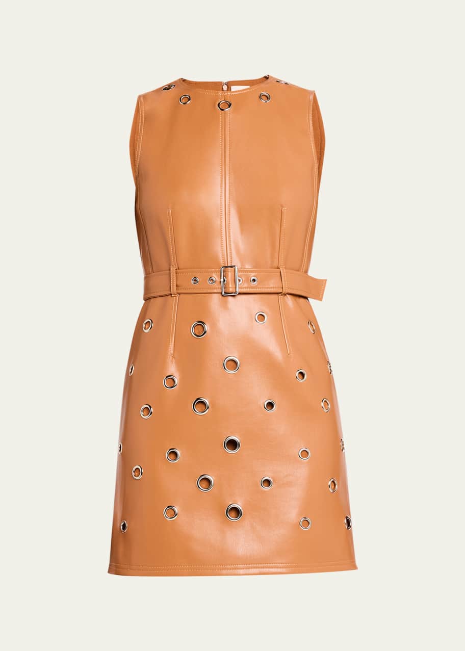 vince square-neck leather dress leather dress V S P - Macia main image 0