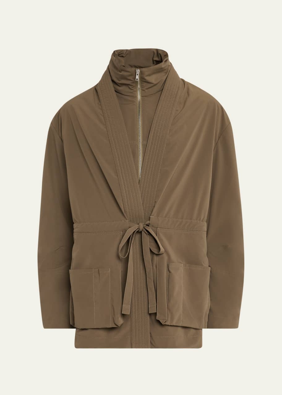 Image 1 of 1: Men's Hybrid Zip Kimono Jacket
