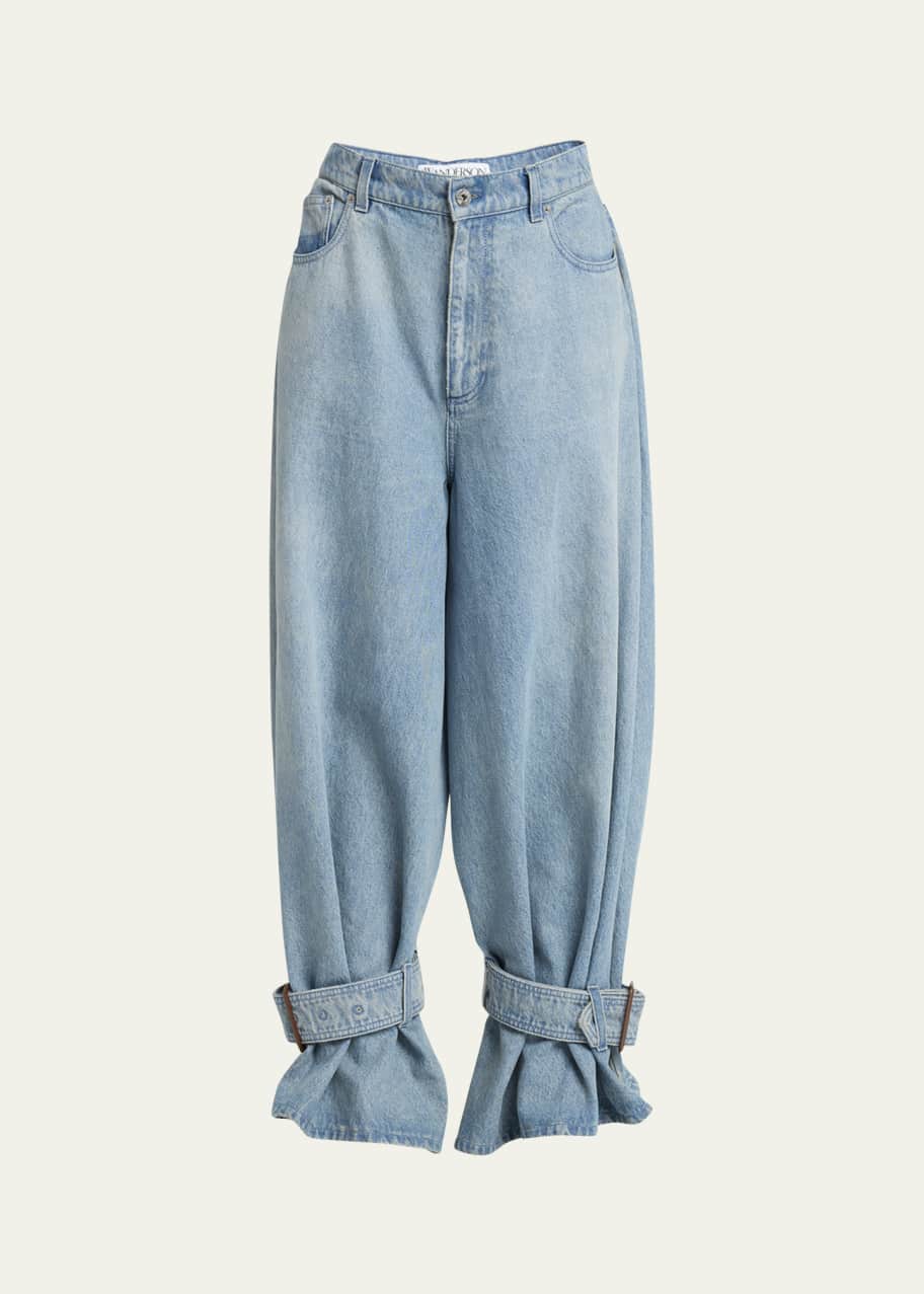 デニム・ジーパン J W ANDERSON SS25 BUCKLED CUFF DENIM (DT0109PG1735 804) BUCKLED CUFF DENIM JEANS – JW Anderson