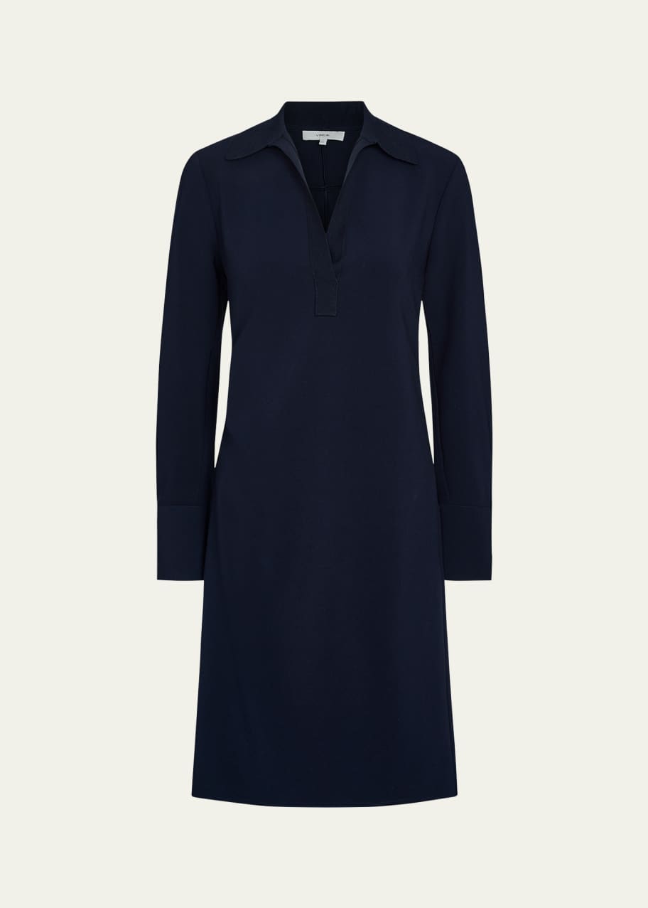 Image 1 of 1: Long-Sleeve Rugby Dress