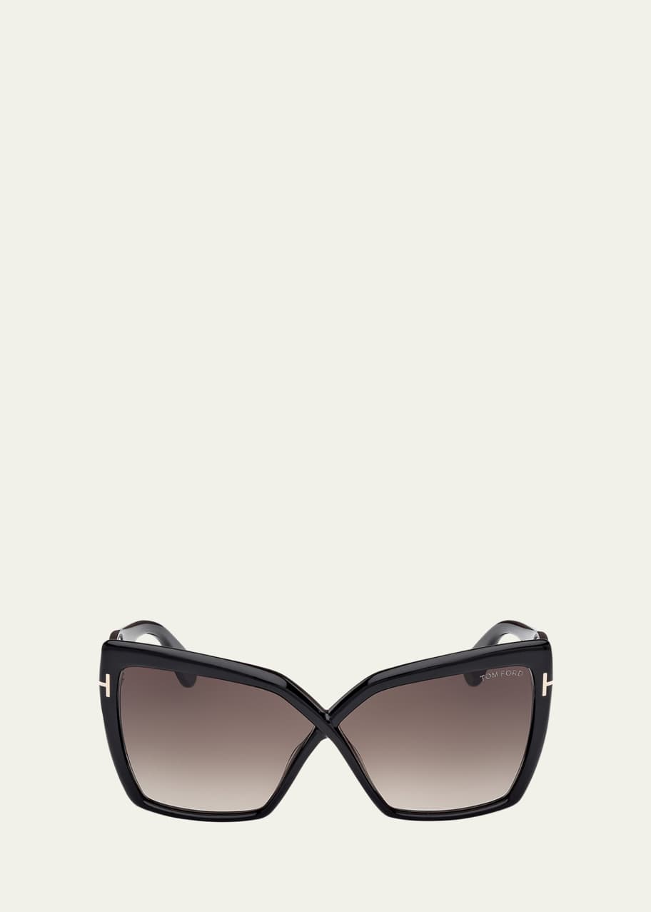 TOM FORD Fiore Acetate Butterfly Sunglasses - Bergdorf Goodman