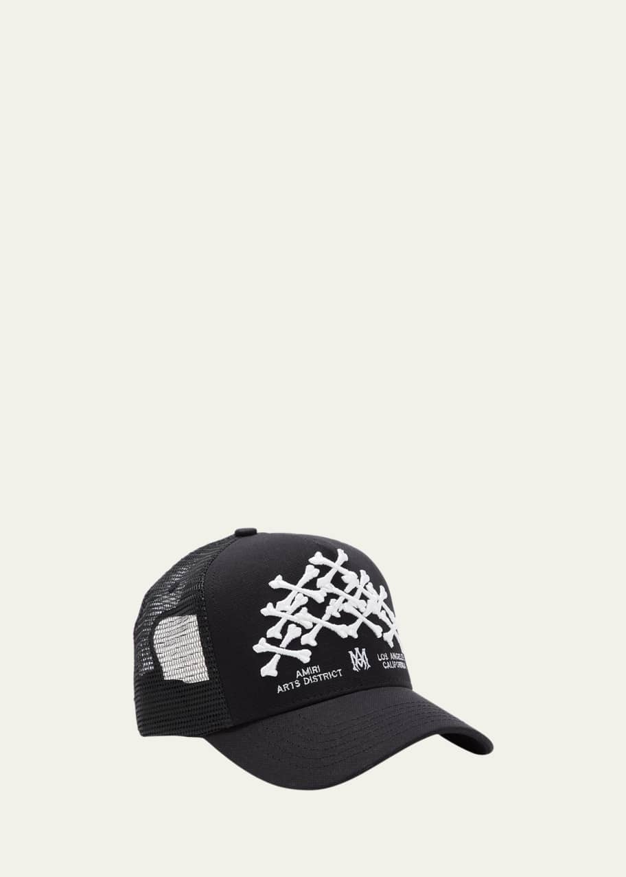 Image 1 of 1: Men's Bones Stacked Trucker Hat