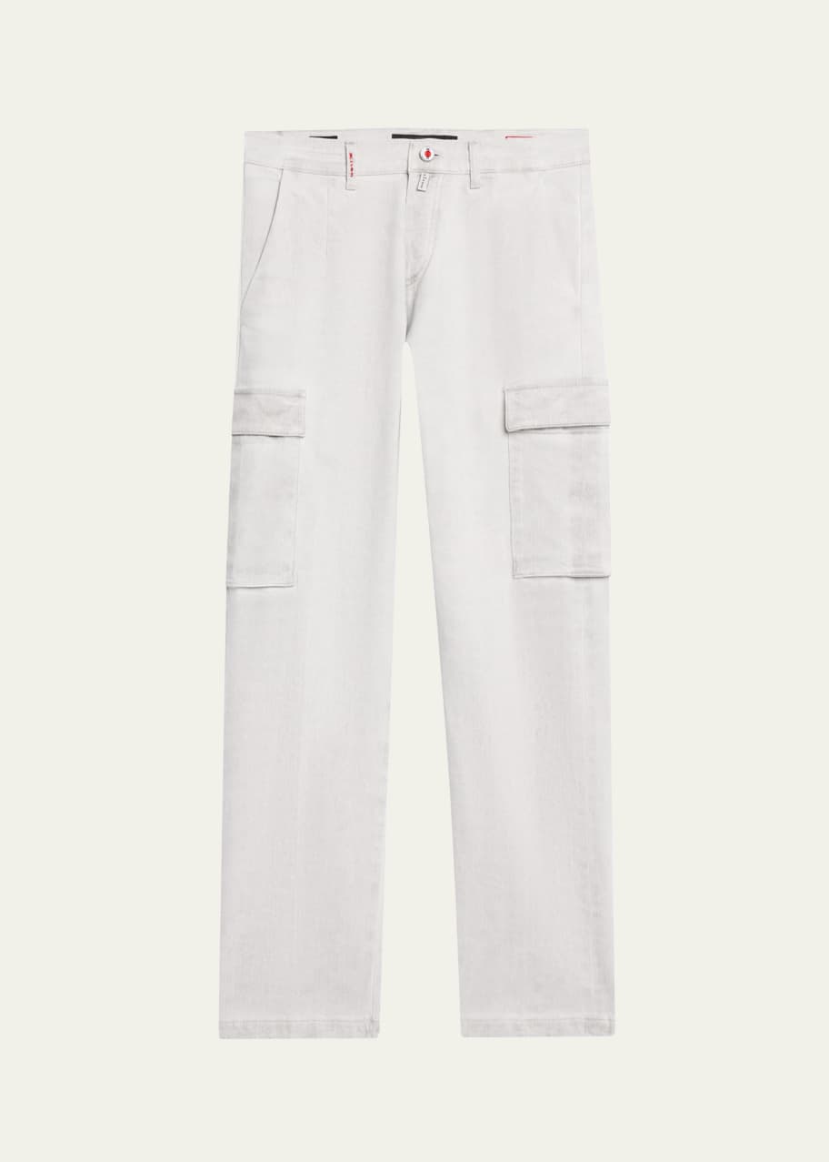 Image 1 of 1: Men's Acid Wash Cargo Pants