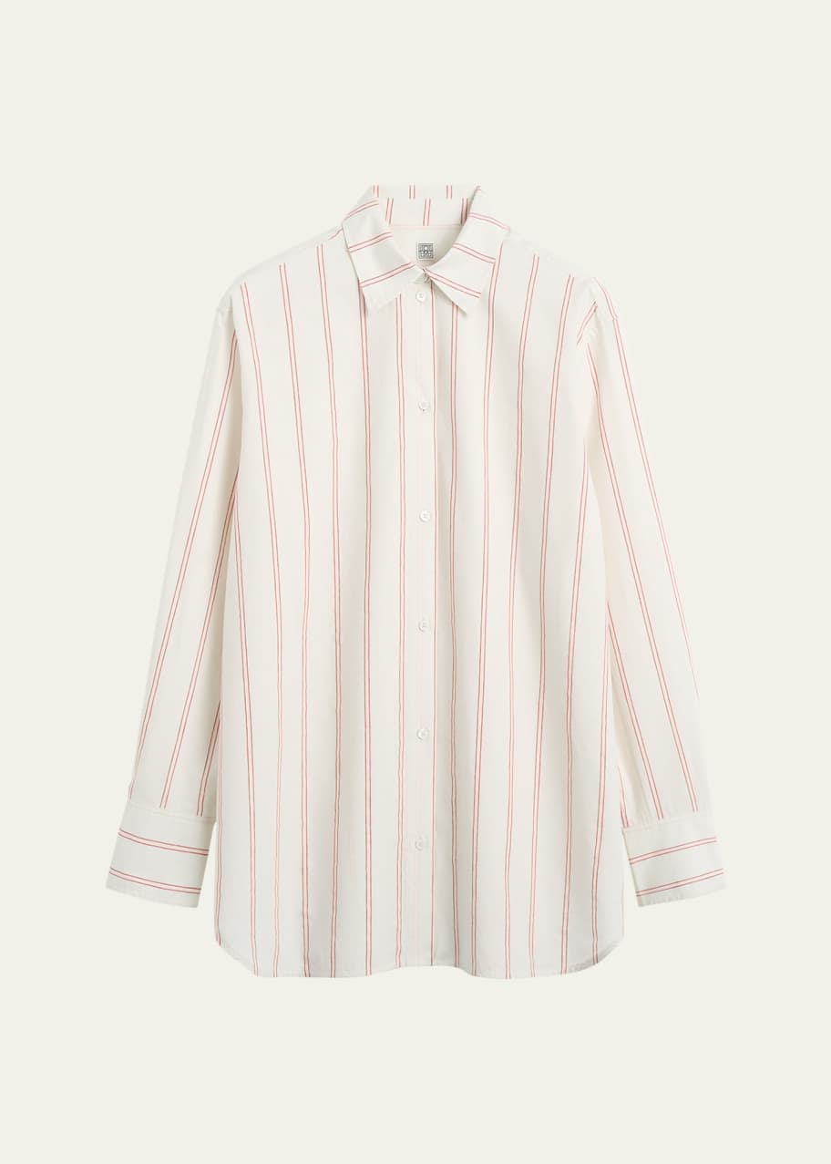 Image 1 of 1: Relaxed Stripe Shirt