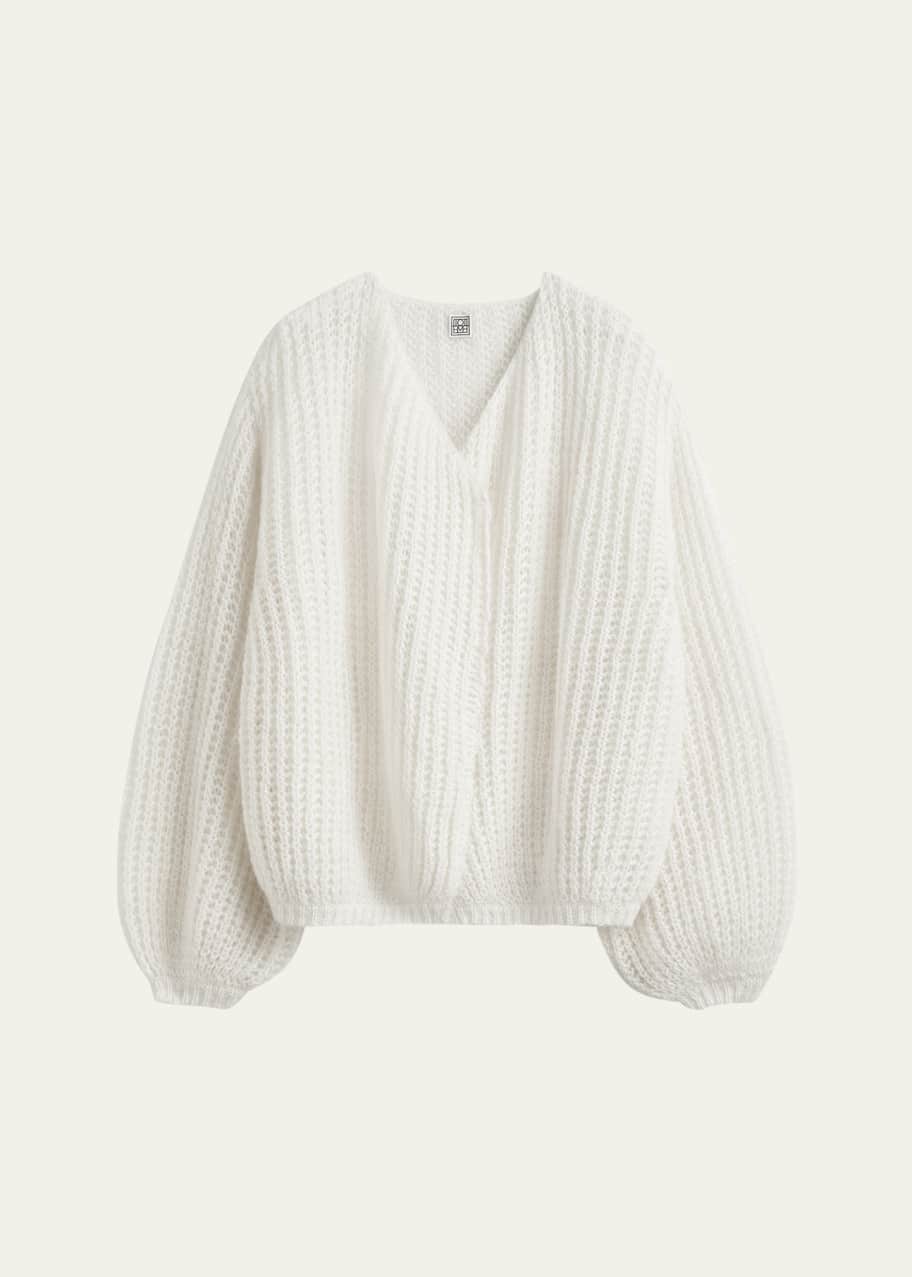 Toteme Puffed Cardigan - Bergdorf Goodman
