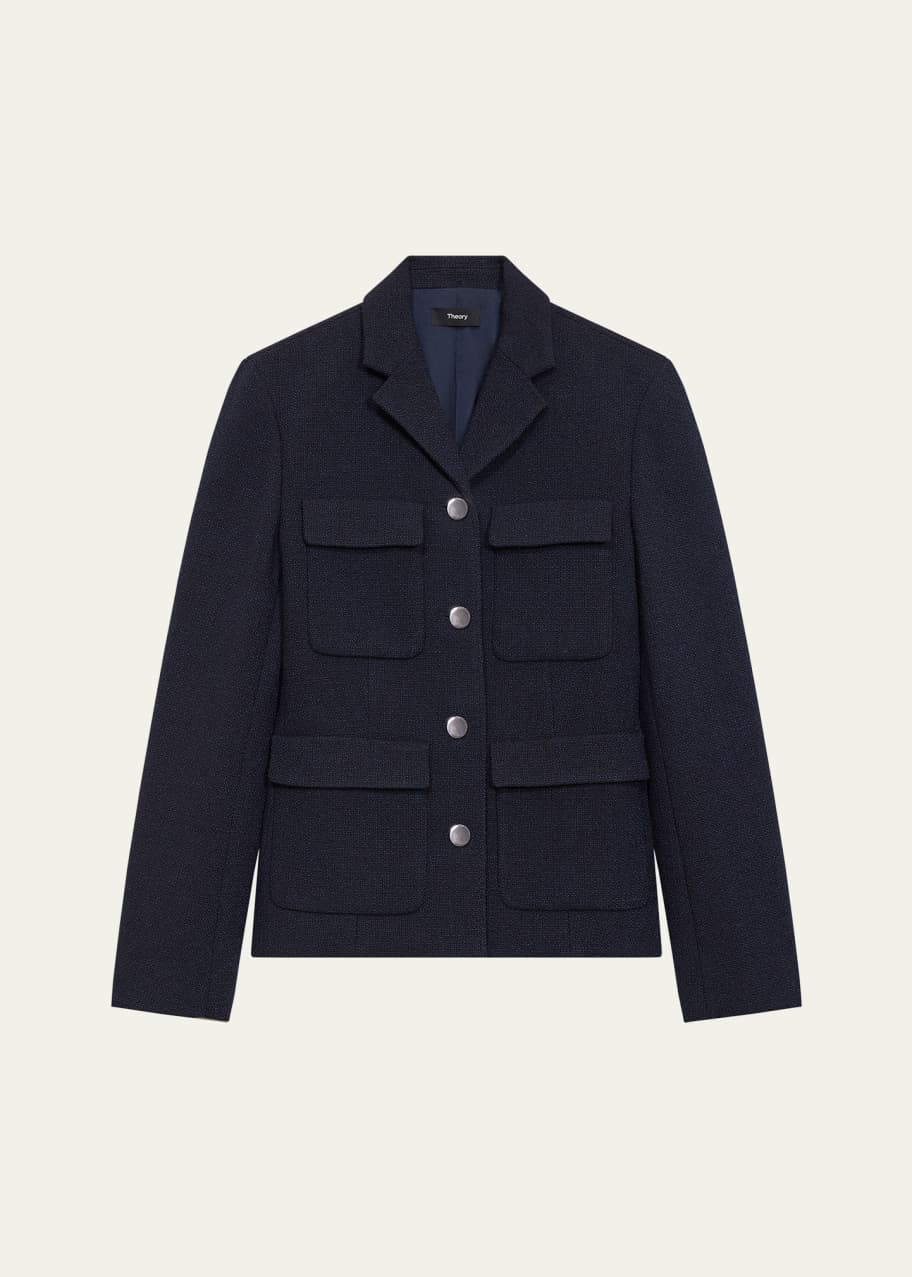 Image 1 of 1: Long-Sleeve Military Jacket