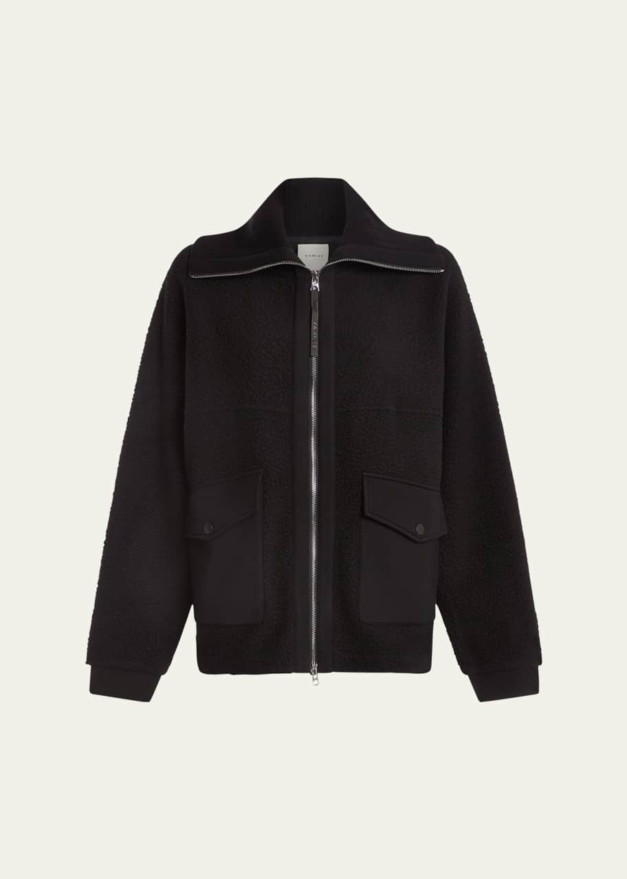 Image 1 of 1: Eleanor Patch Pocket Fleece Jacket