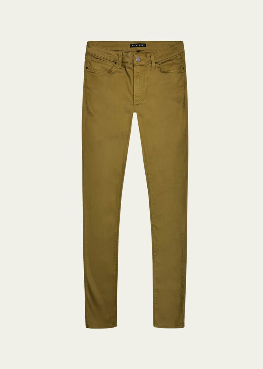 Image 1 of 1: Men's Brando Brown Denim Skinny Jeans