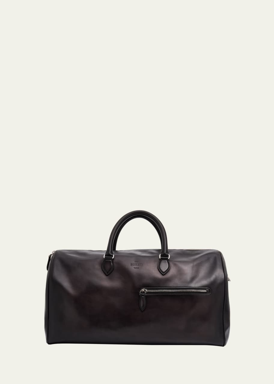 Image 1 of 1: Men's Jour Off MM Leather Duffel Bag