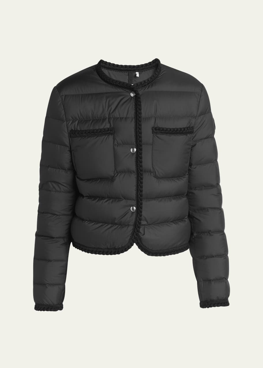 Moncler Gencay Braided Down Jacket - Bergdorf Goodman