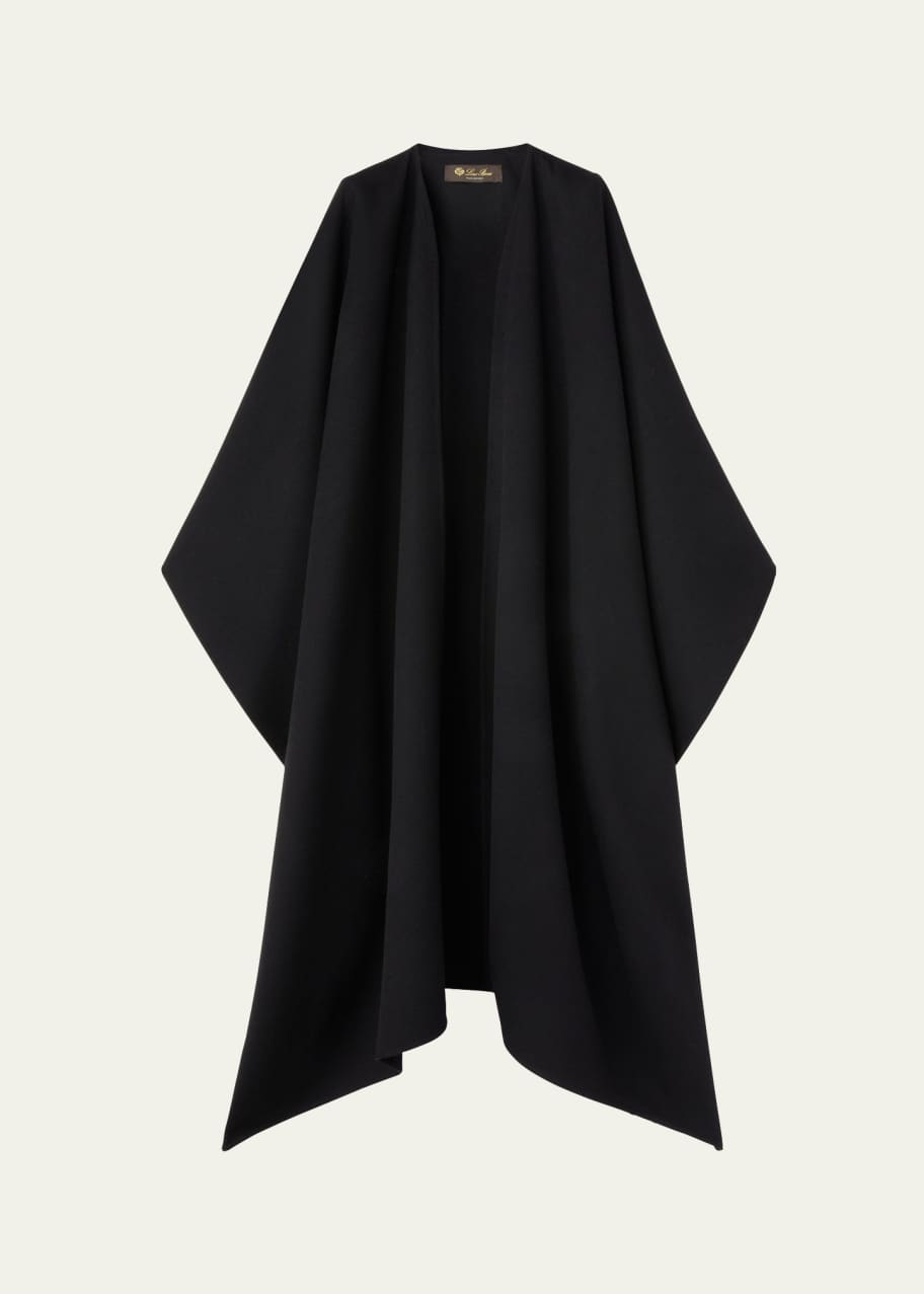 Image 1 of 1: Maria Cashmere Long Cape