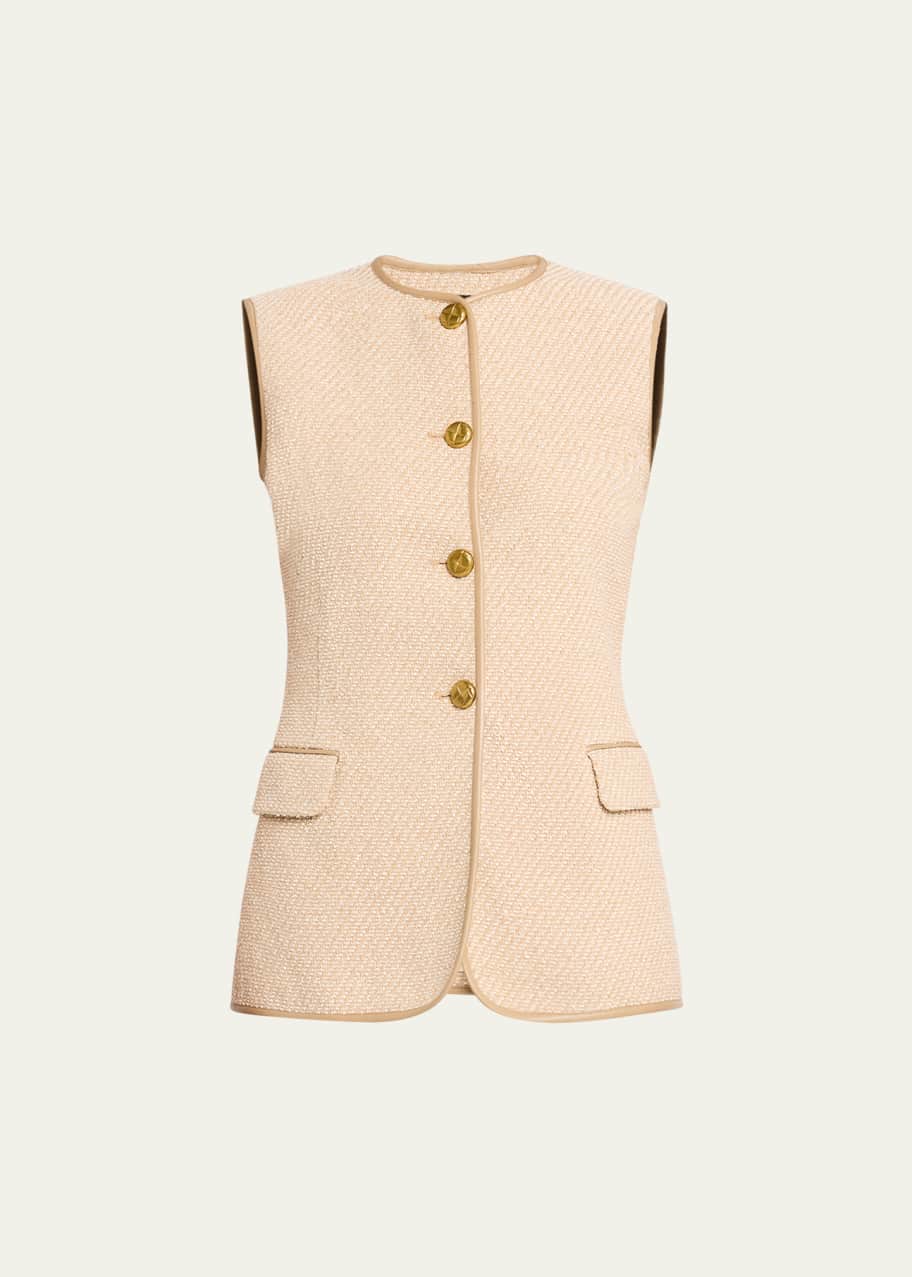 【maison de Dolce. 】candy tweed vest 中古・古着通販】maison de Dolce. (メゾンドドルチェ) candy tweed