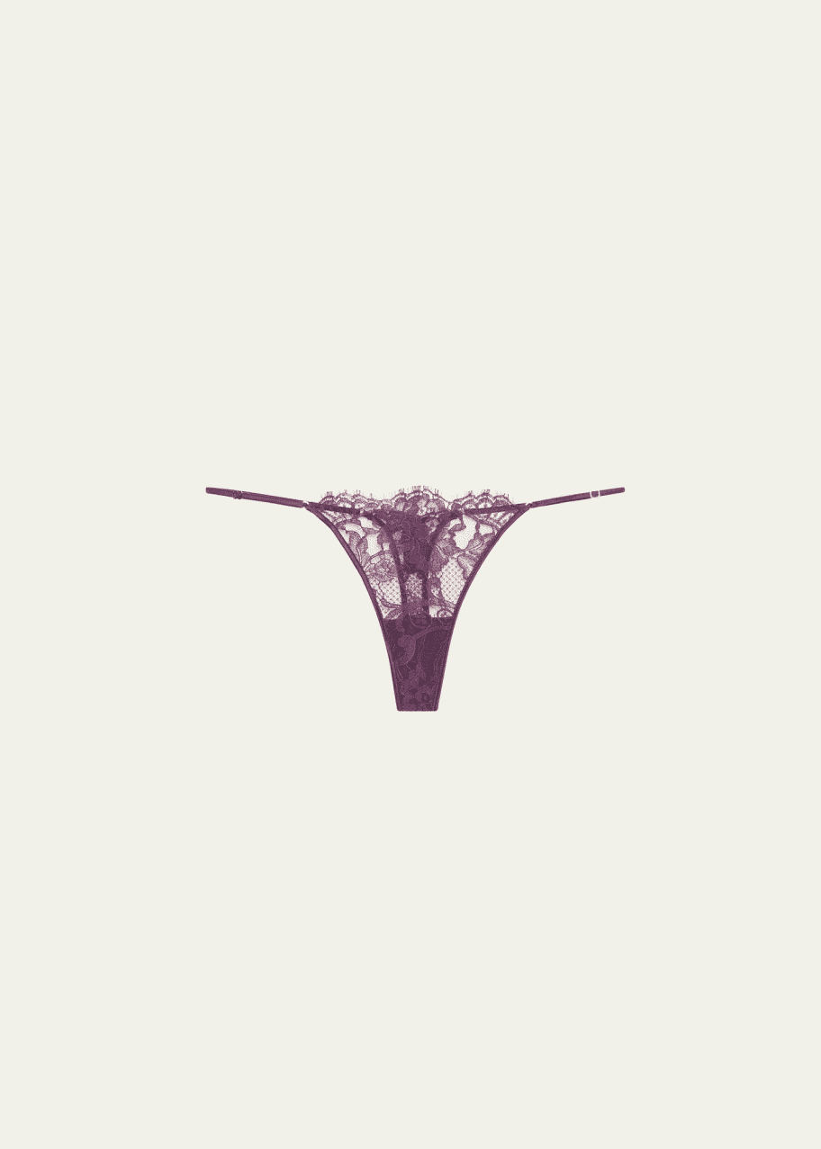 Image 1 of 1: Camille Lace Thong