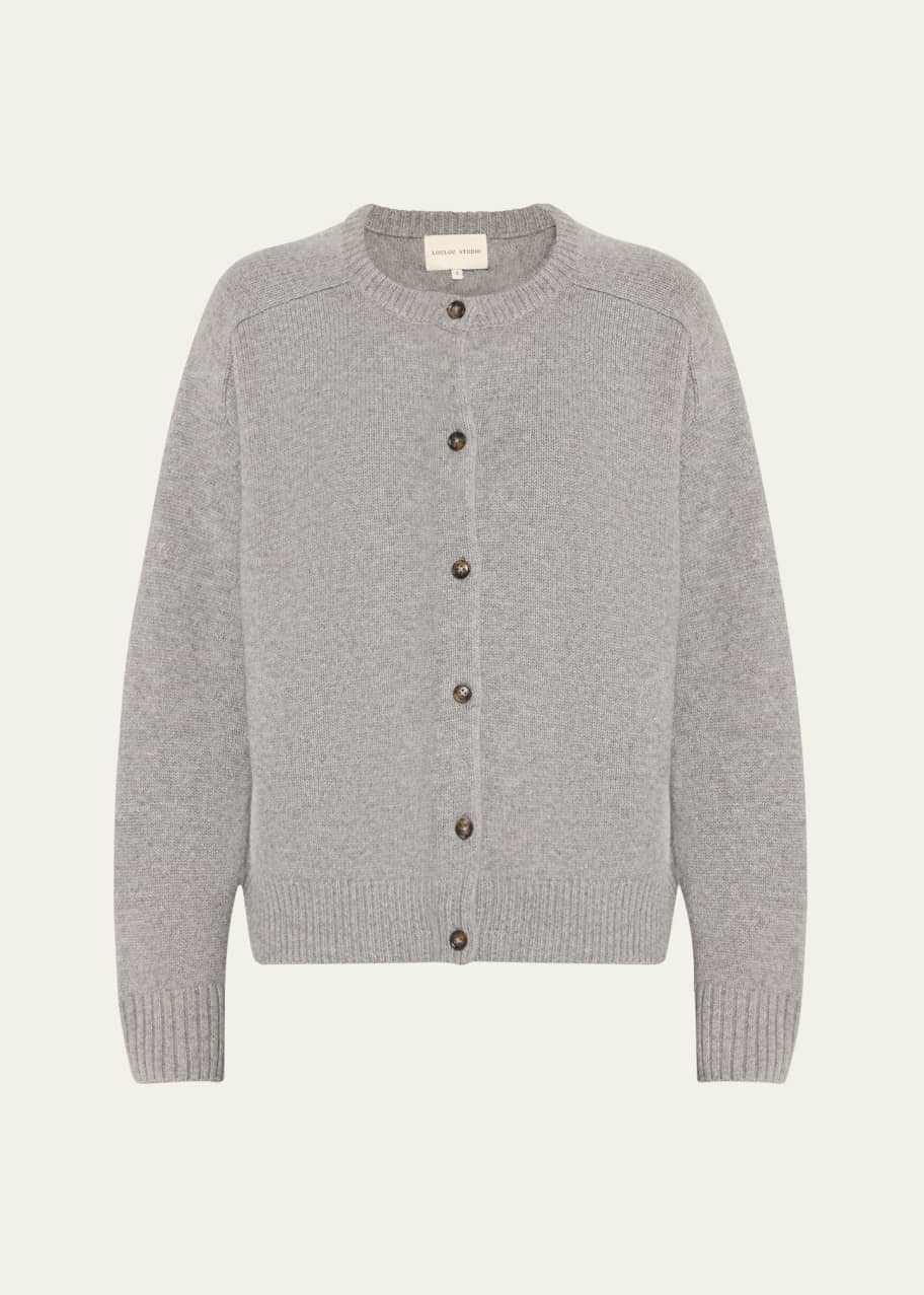 Image 1 of 1: Aidar Wool Cashmere Cardigan