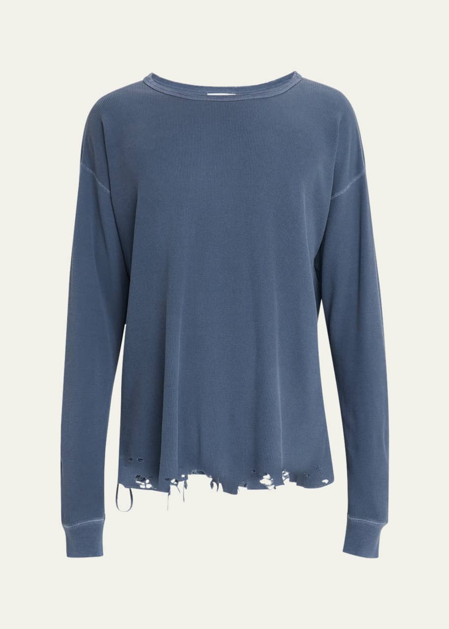 【関税込み】John Elliott グレー Folsom サーマルTシャツ Gray Folsom Thermal T-shirt by John Elliott on Sale