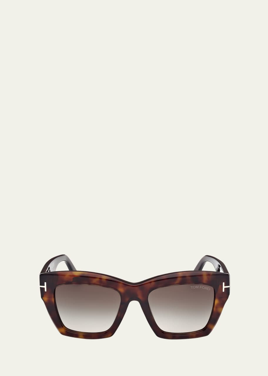 Image 1 of 1: Luna Gradient Butterfly Sunglasses