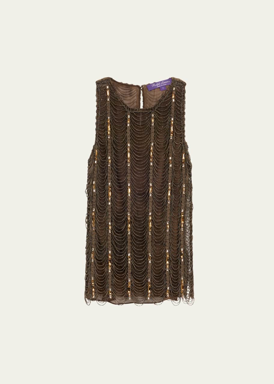 Image 1 of 1: Niccola Beaded Scallop Blouse