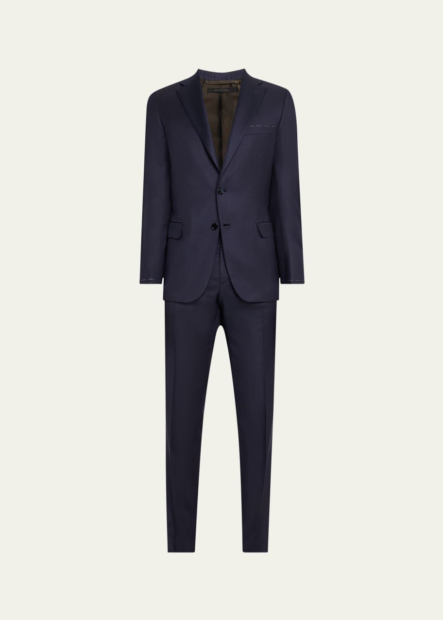 Image 1 of 1: Men's Brunico Herringbone Suit