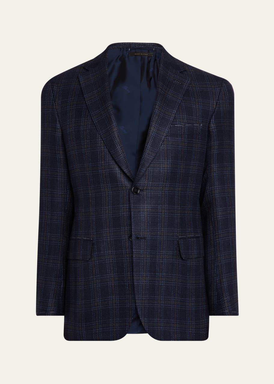 Image 1 of 1: Men's Enlarged Check Sport Coat