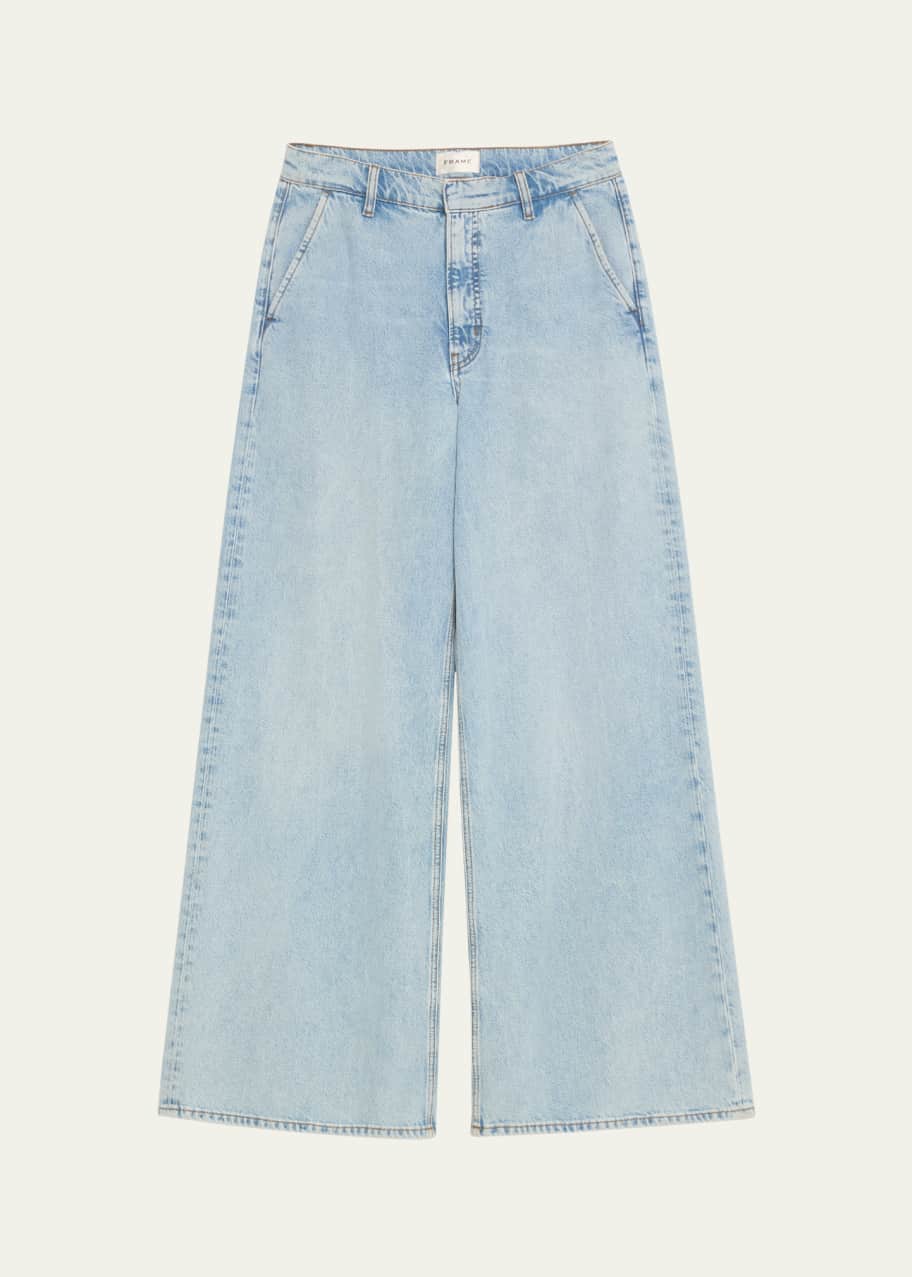 Image 1 of 1: The Wide Denim Trousers