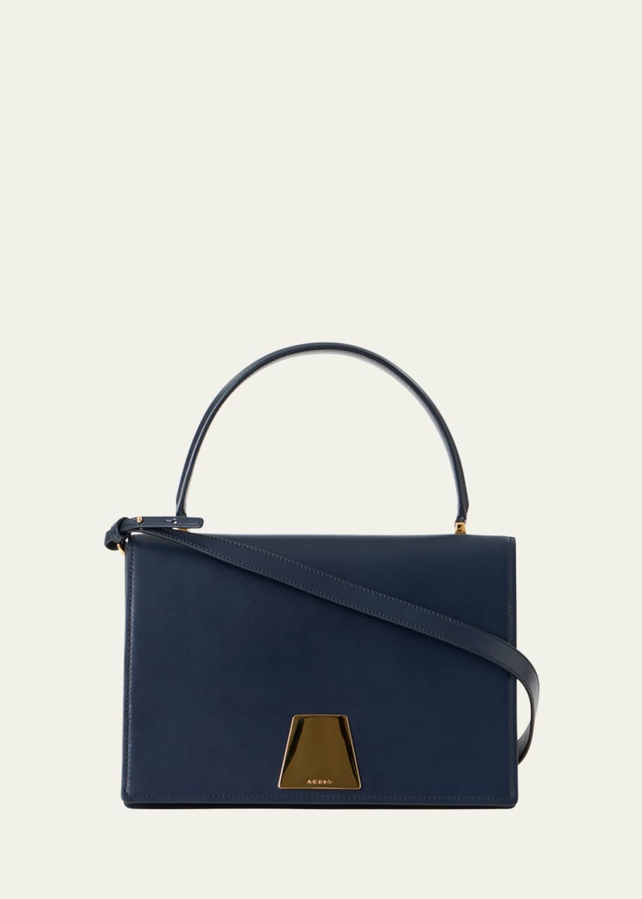 Image 1 of 1: Alice Flap Leather Crossbody Bag