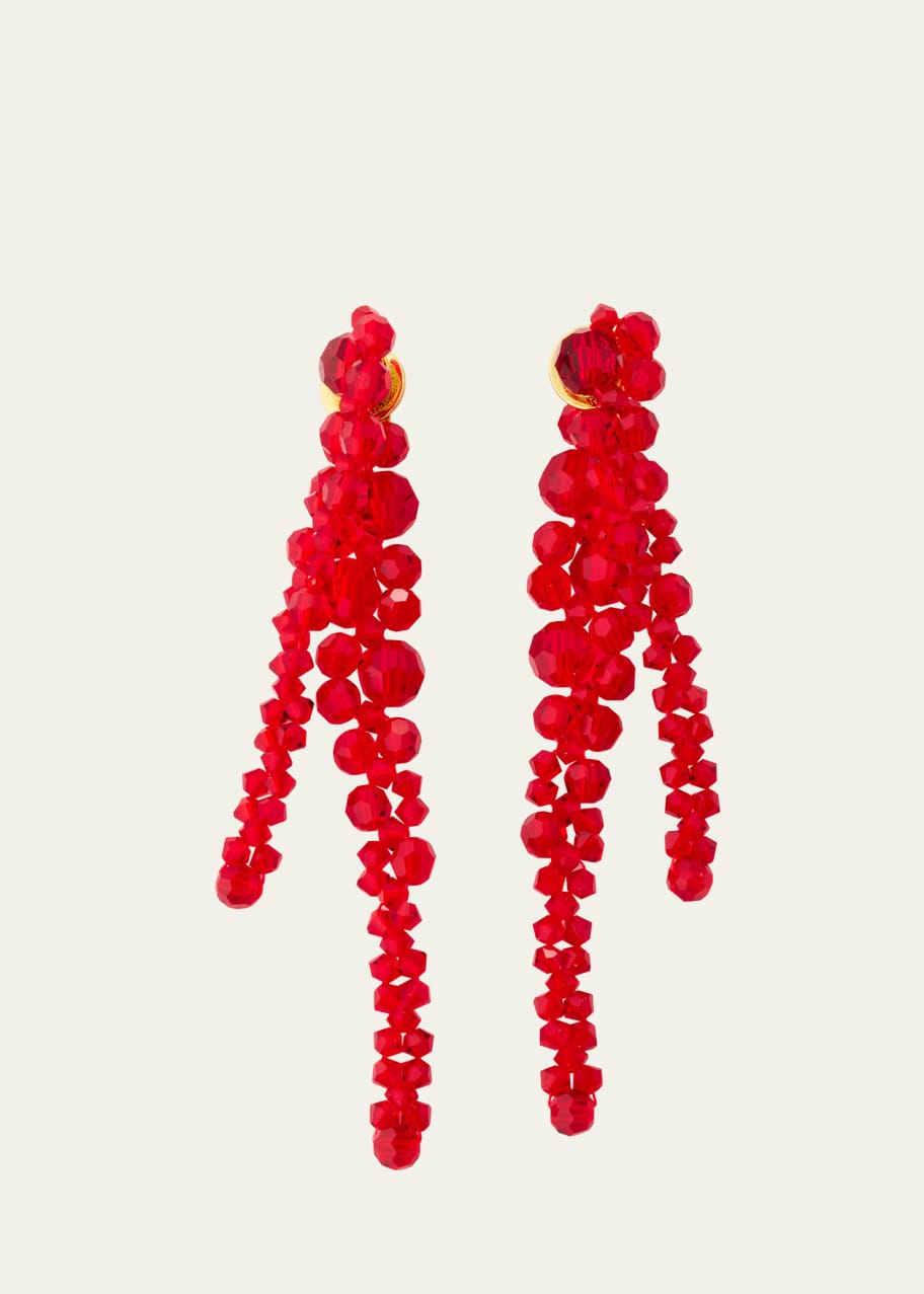【関税込み】Simone Rocha ブルー Drip ピアス Simone Rocha Drip earrings Simone Rocha
