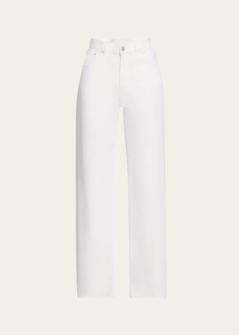 Image 1 of 1: Korea Wide-Leg Jeans