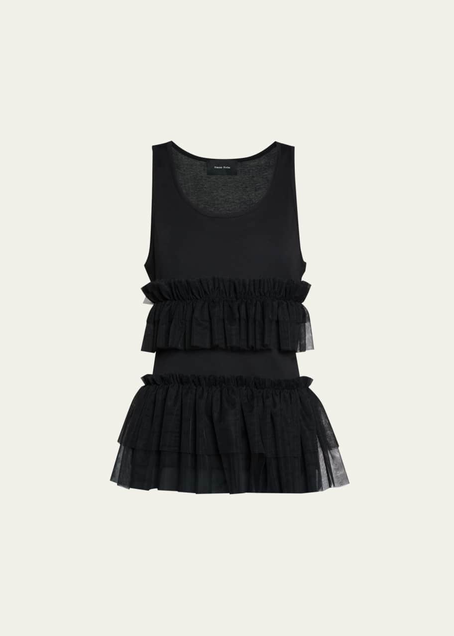 Image 1 of 1: Tutu Hem Tank Top