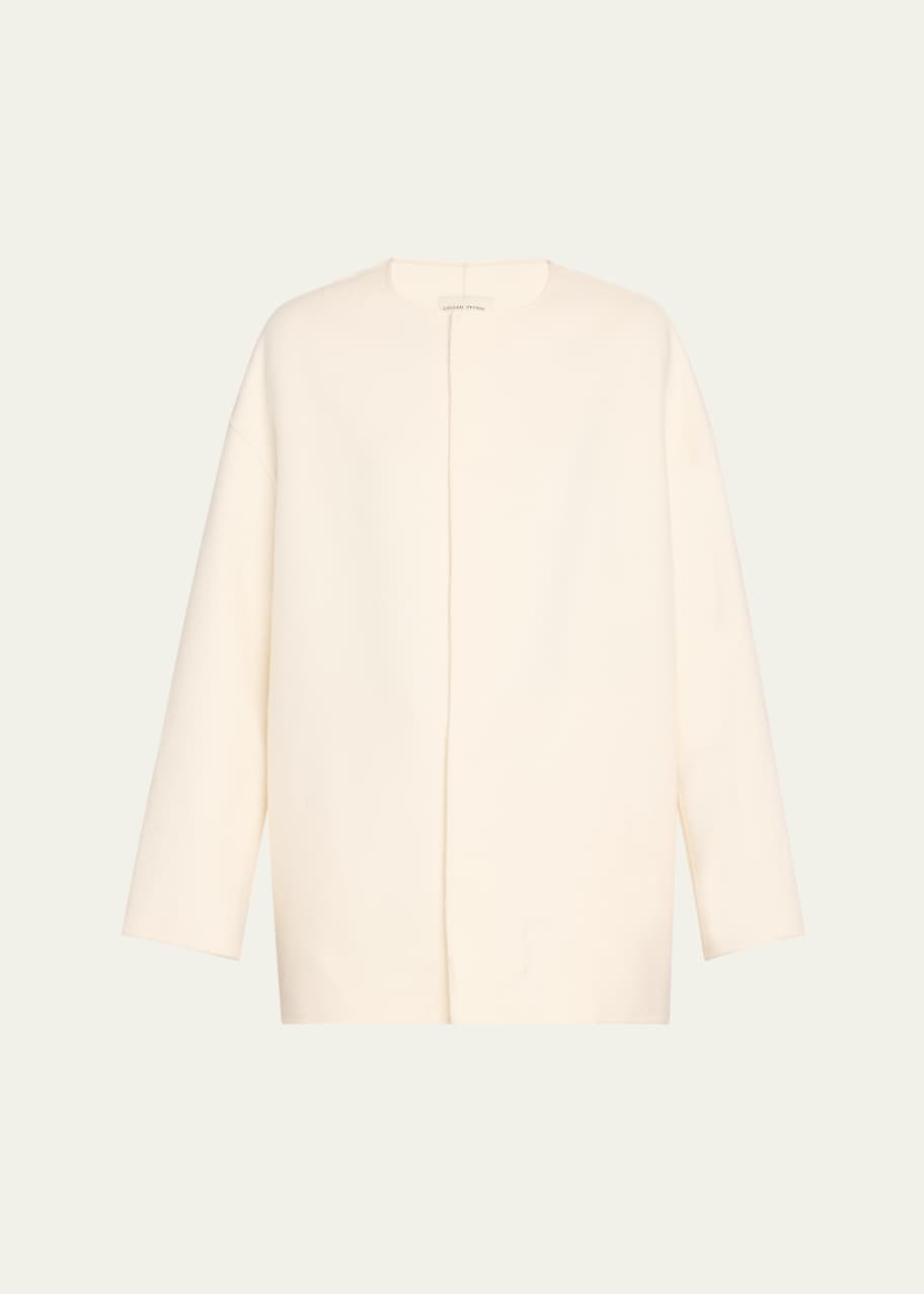 Image 1 of 1: Gio Short Wool-Cashmere Coat
