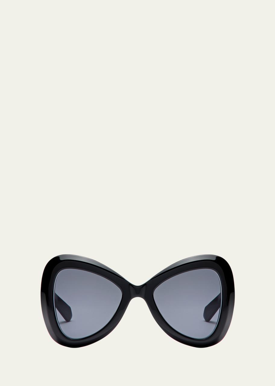 Valentino Garavani Butterfly Acetate Sunglasses - Bergdorf  display picture 3