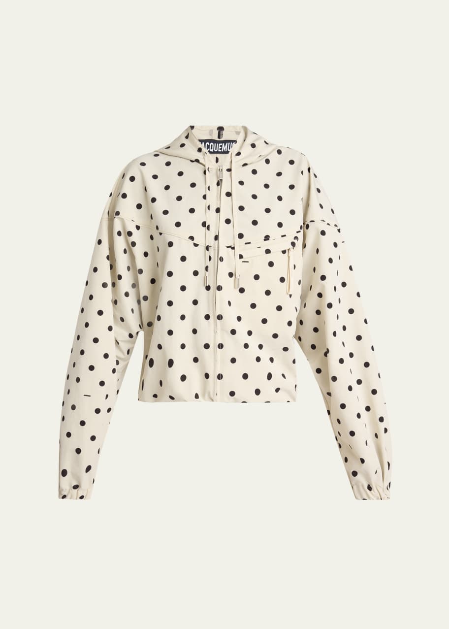 Jacquemus Bateau Polka Dot Hooded Jacket - Bergdorf Goodman