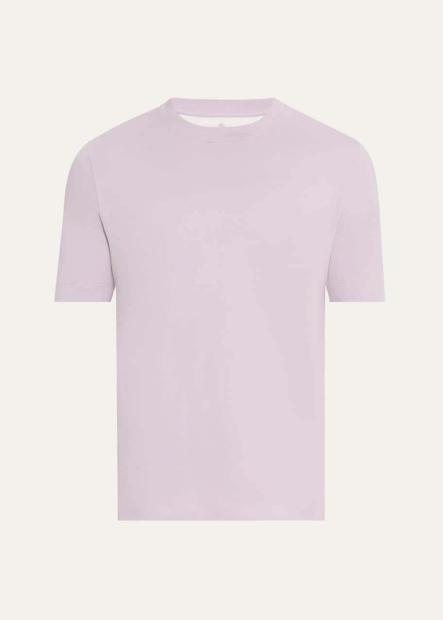 Image 1 of 1: Men's Cotton Crewneck T-Shirt