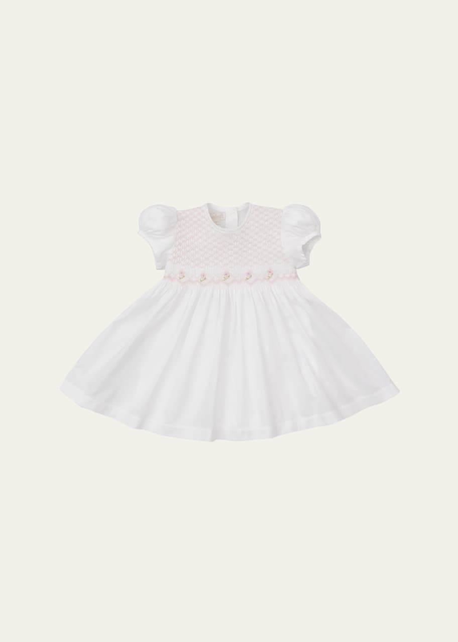 Image 1 of 1: Girl's Elegance Smocked Dress, Newborn-18M