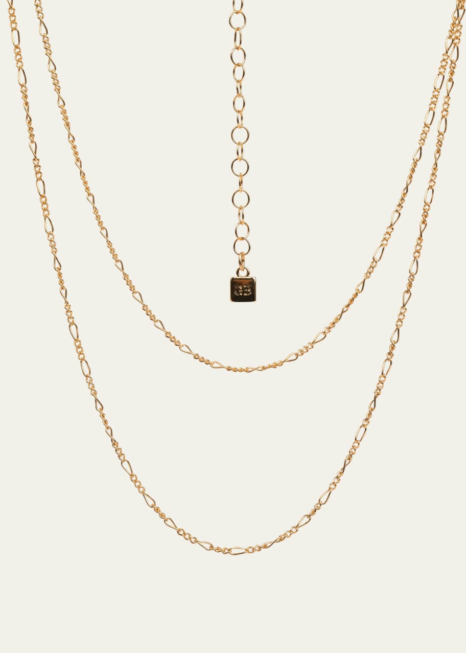 Image 1 of 1: Two Tier Necklace, 16-18"L
