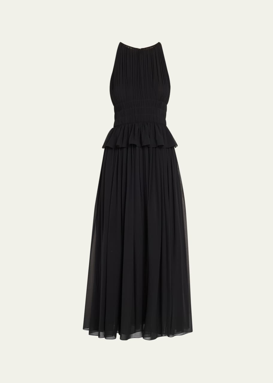 Image 1 of 1: Adeline Silk Midi Dress