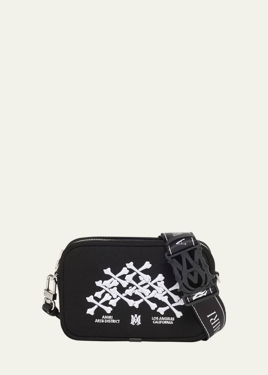 プーはんAMIRI ブラック クロスボディバッグ AMIRI アミリ レザー クロスボディ ショルダーバッグ ブラック