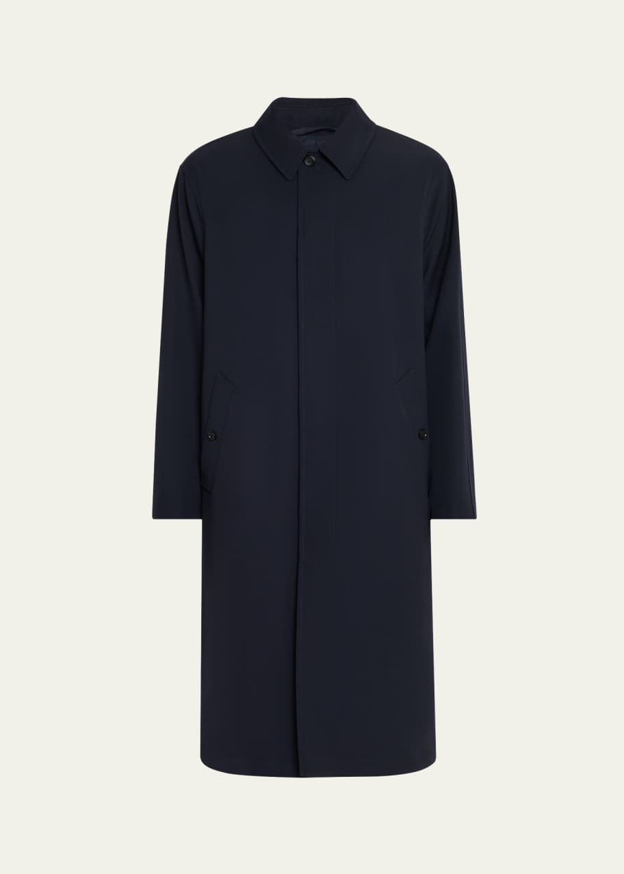 Image 1 of 1: Men's Technical Wool Overcoat